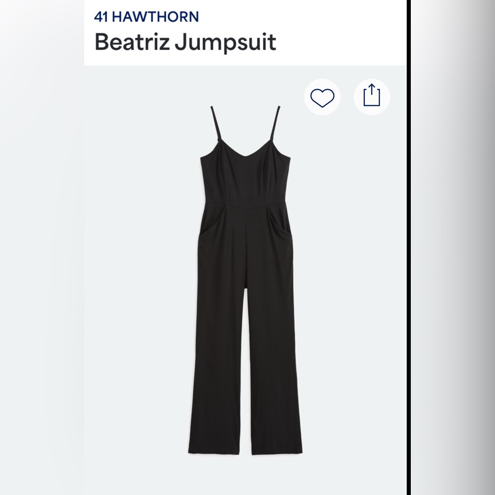 41 Hawthorn Beatriz  Black Jumpsuit - Picture 5 of 8